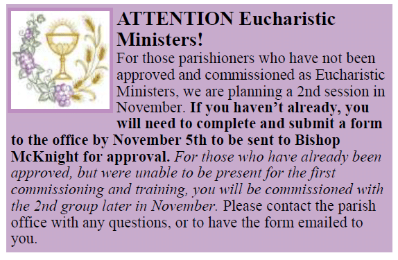 Eucharistic Ministers